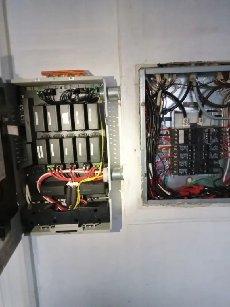 Electrical panel upgrade completed for Ring Doorbell Installation in Danville